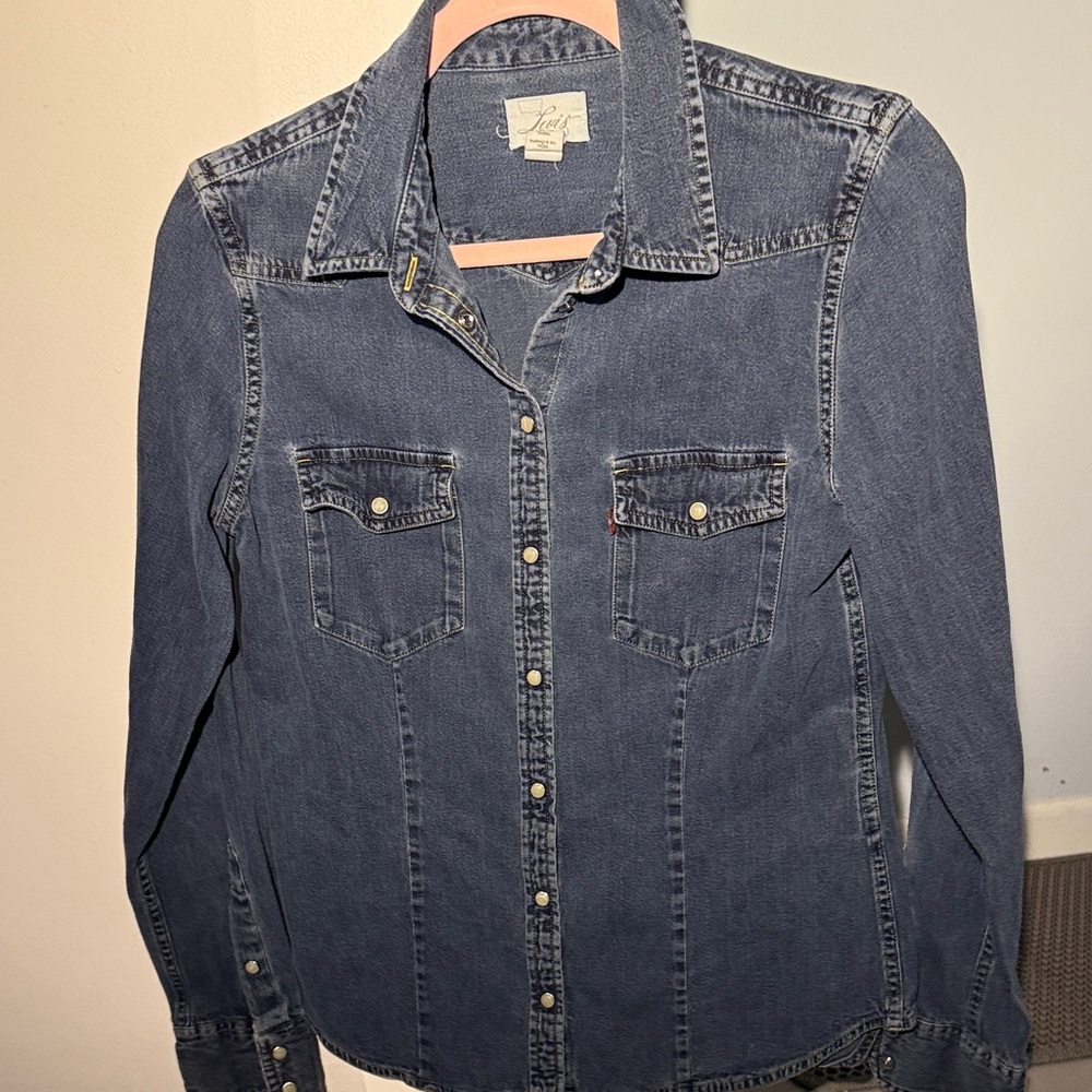 Levi's Classic Blue Denim Shirt